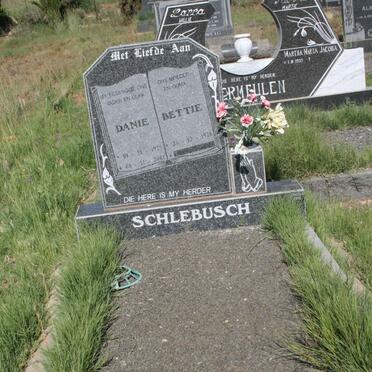 SCHLEBUSCH Danie 1927-2001 &amp; Bettie 1926-