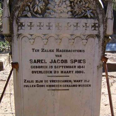 SPIES Sarel Jacob 1841-1906
