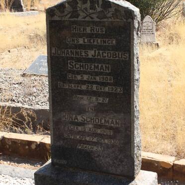 SCHOEMAN Johannes Jacobus 1908-1923 :: SCHOEMAN Rina 1909-1930