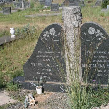 SANDER Willem Jacobus 1909-1965 &amp; Magdalena Magrieta 1916-1984