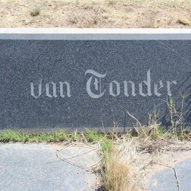 TONDER Andries Johannes, van 1892-1963