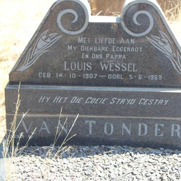 TONDER Louis Wessel, van 1907-1969