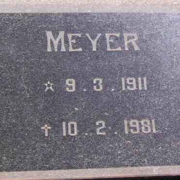 TONDER Meyer, van 1911-1981