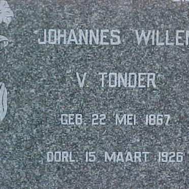 TONDER Johannes Willem, van 1867-1926 &amp; Martha Magretha HAASBROEK 1876-1963