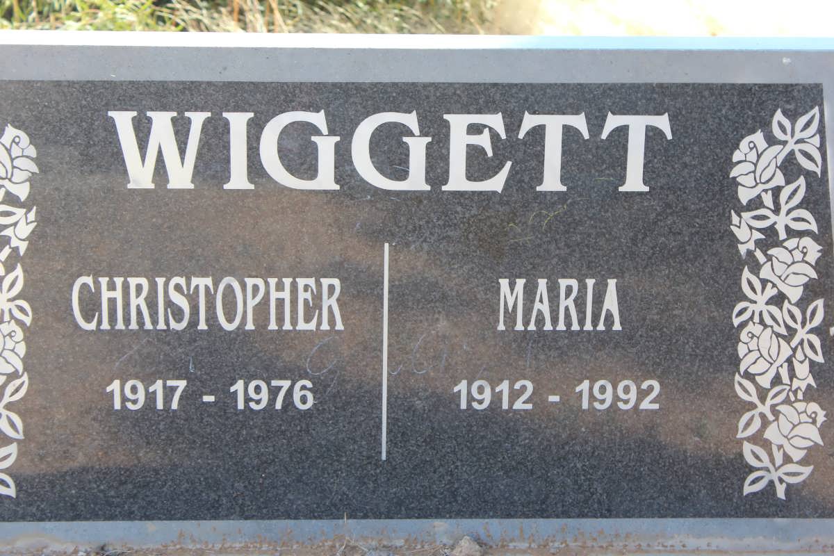 WIGGETT Christopher 1917-1976 &amp; Maria 1912-1992