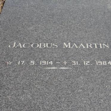 WYK Jacobus Maartin, van 1914-1984