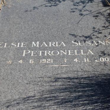 WYK Elsie Maria Susanna Petronella, van 1921-2004