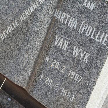 WYK Martha, van 1907-1983