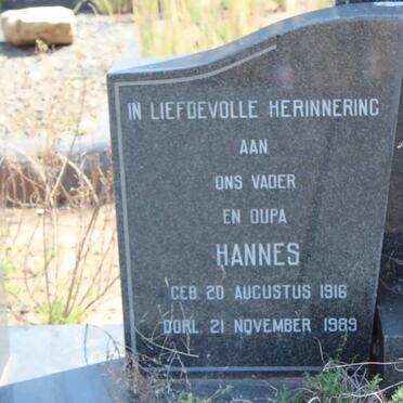 ? Hannes 1916-1989