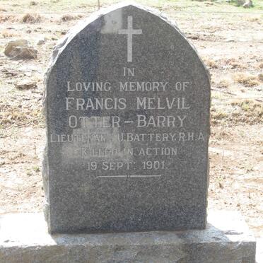 BARRY Francis Melvil, OTTER -1901