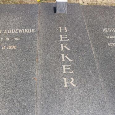 BEKKER Johannes Lodewikus 1905-1992 &amp; Hester Maria 1914-1987