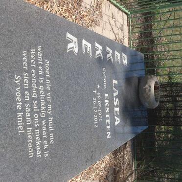 BEKKER Lasea nee EKSTEEN 1971-2012