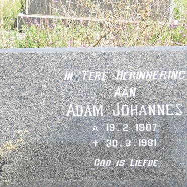 BOTHA Adam Johannes 1907-1981