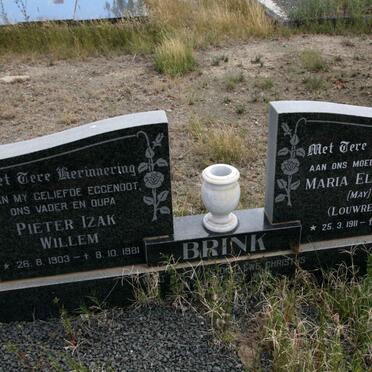 BRINK Pieter Izak Willem 1903-1981 &amp; Maria Elizabeth LOUWRENS 1911-1999