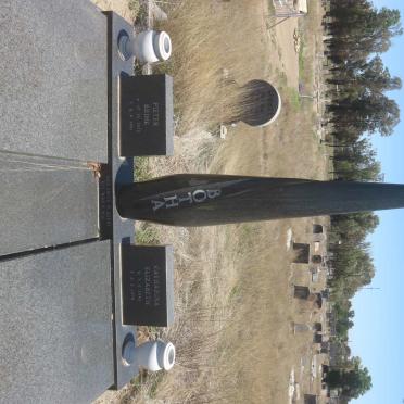 BOTHA Pieter Brink 1932-1981 &amp; Catharina Elizabeth 1941-1978