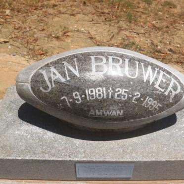 BRUWER Johannes Jacobus v. Zyl 1948-2013 :: BRUWER Jan 1981-1995