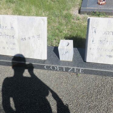 COETZEE Martin Petrus 1900-1990 &amp; Johanna Hendrina SCOTT 1903-1988