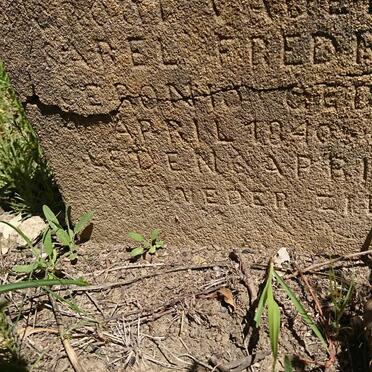 CERONIO Sarel Fredrik 1840-?