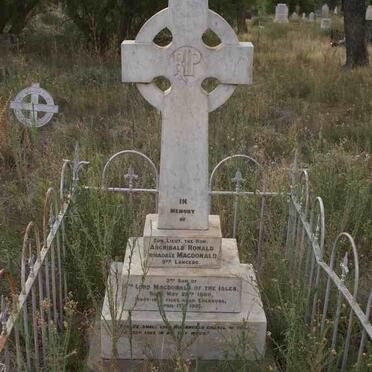 MACDONALD Archibald Ronald Armadale 1880-1901