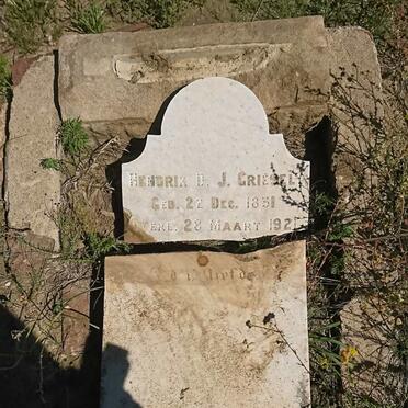 GRIESEL Hendrik D.J. 1831-1921