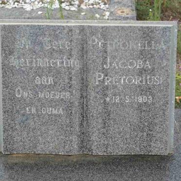 GRIESSEL Petronella Jacoba nee PRETORIUS 1903-