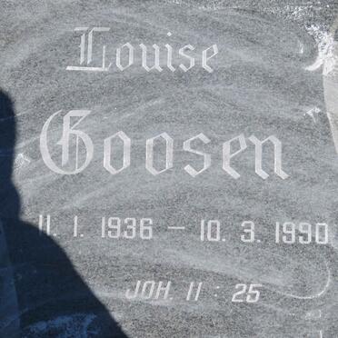 GOOSEN Louise 1936-1990