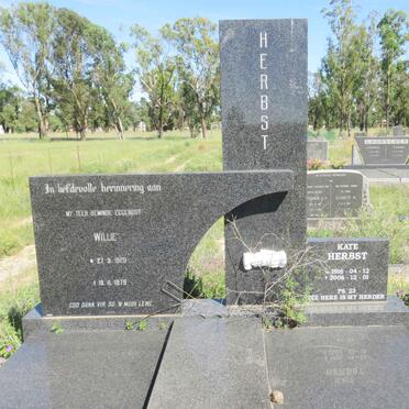 HERBST Willie 1920-1979 &amp; Kate 1916-2006