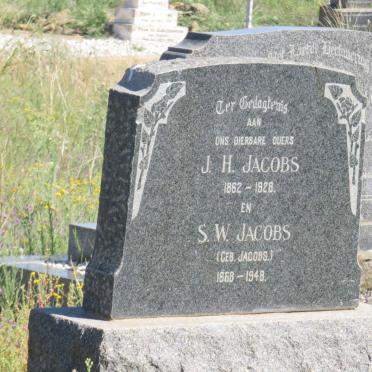 JACOBS J.H. 1862-1928 &amp; S.W. JACOBS 1868-1948