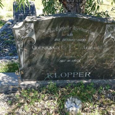KLOPPER Coenraad C. &amp; Alida M.