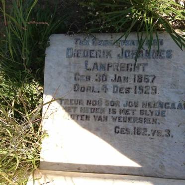 LAMPRECHT Diederik Johannes 1867-1929
