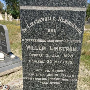LINSTRÖM Willem 1878-1932 &amp; Susanna Magaretha WESSELS 1880-1942