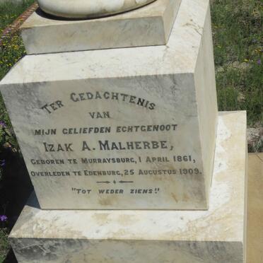 MALHERBE Izak A. 1861-1909