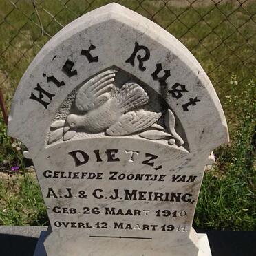 MEIRING Dietz 1910-1911