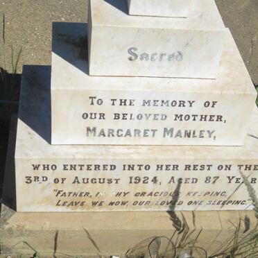 MANLEY Margaret -1924