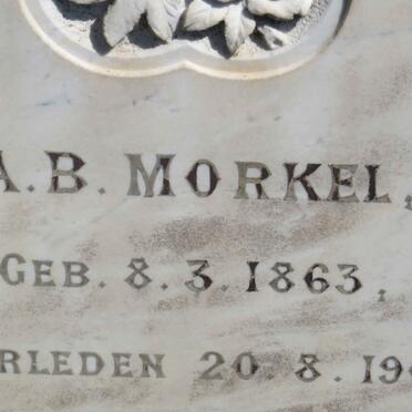 MORKEL A.B. 1863-1908