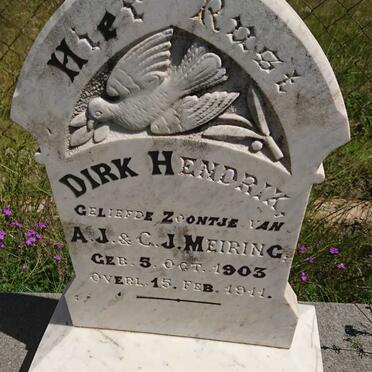 MEIRING Dirk Hendrik 1903-1911