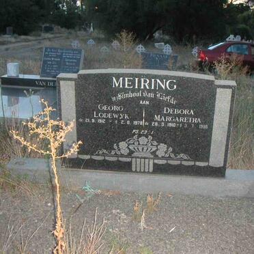 MEIRING Georg Lodewyk 1912-1978 &amp; Debora Margaretha 1910-1996