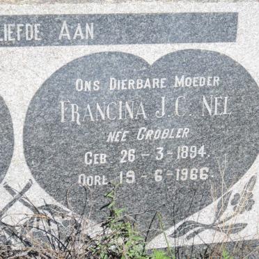 NEL Michael J. 1891-1949 &amp; Francina J.C. GROBLER 1894-1966 _1