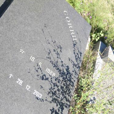 NIEKERK Kellie, van 1919-1981 &amp; Corrie 1928-2013