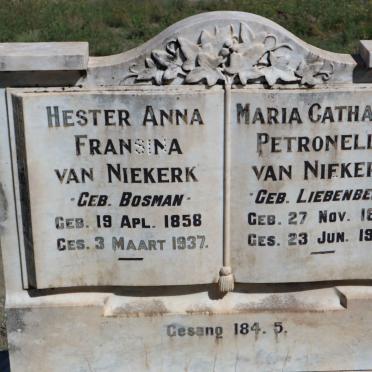 NIEKERK, van