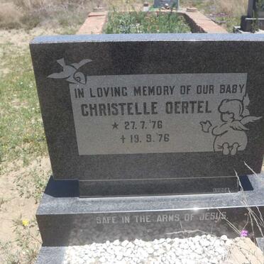 OERTEL Christelle 1976-1976