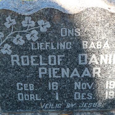 PIENAAR Roelof Daniel 1951-1951