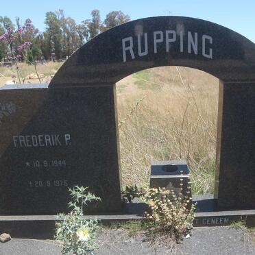RUPPING Frederik P. 1944-1975 &amp; Adriana J.G. 1943-