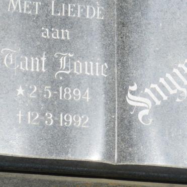 SNYMAN Louie 1894-1992