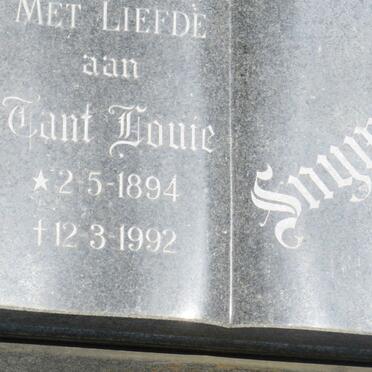 SNYMAN Louie 1894-1992