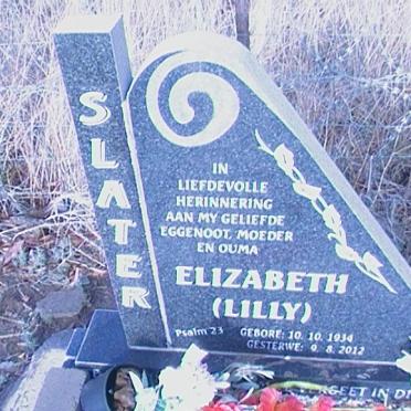 SLATER Elizabeth 1934-2012