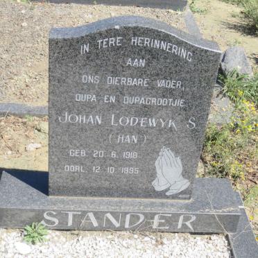 STANDER Johan Lodewyk S. 1918-1995