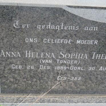 THERON Thomas Arnoldus 1880-1947 &amp; Anna Helena Sophia VAN TONDER 1889-1981