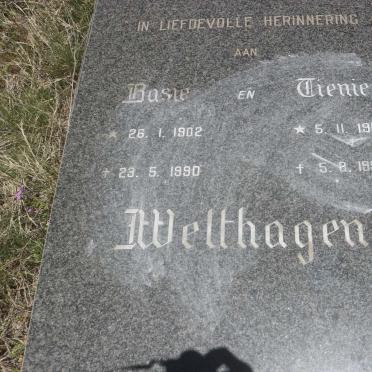 WELTHAGEN Basie 1902-1990 &amp; Tienie 1911-1996