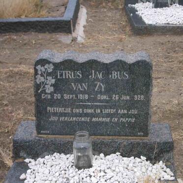 ZYL Petrus Jacobus, van 1918-1928